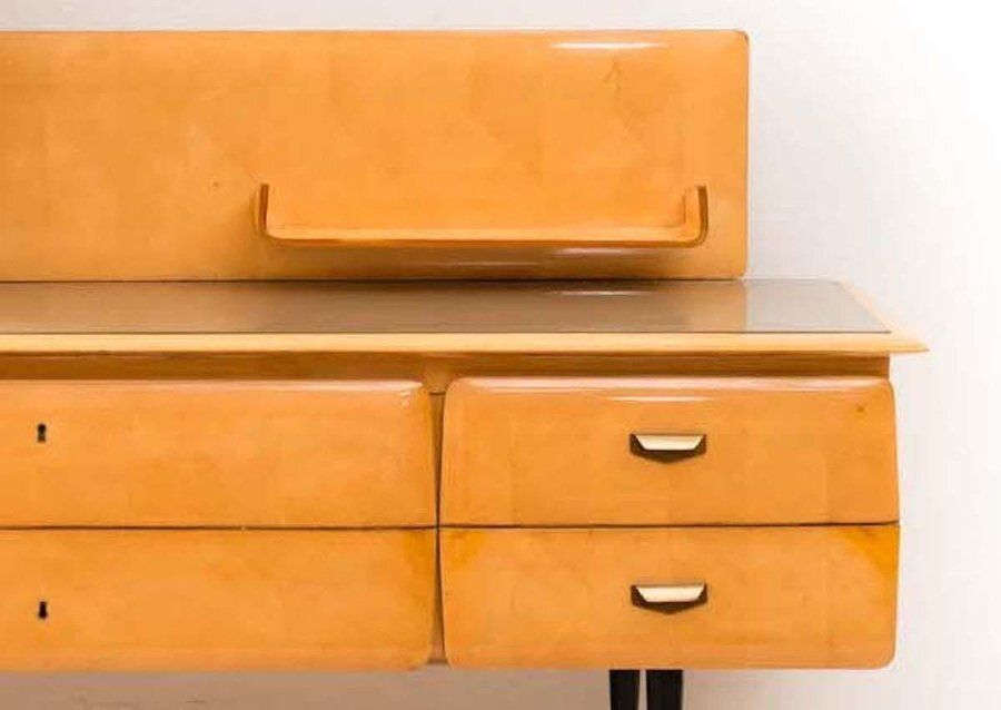 photo for sale Italian Maple Wood Dressing Table, 1950s