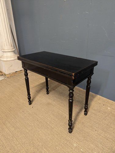 Vintage Black Games Table photo Home Decor