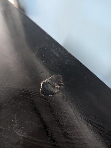 Vintage Black Games Table photo buy