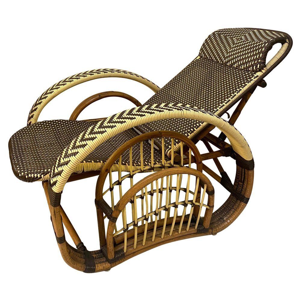 Mid Century Adjustable Lounge Chair Attributed To Paul Frankl, 1950s