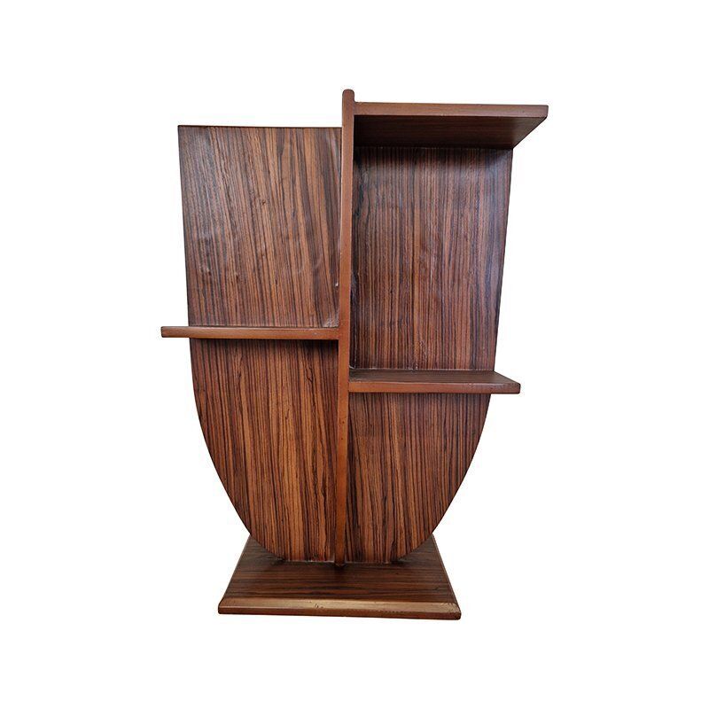 Walnut Magazine Rack, 1980s