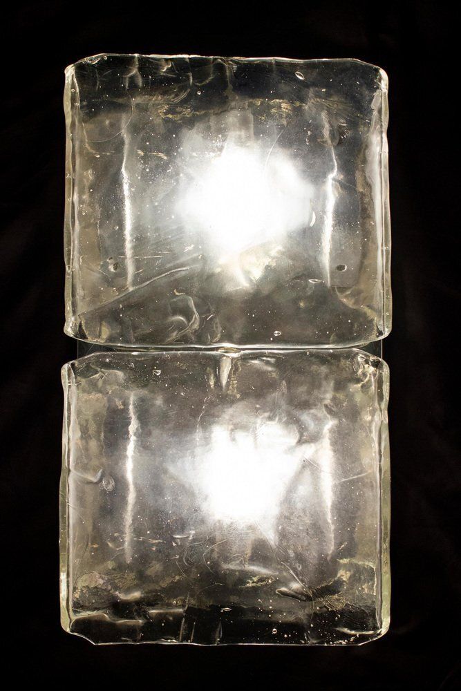 Grey Murano Wall Lights By Aureliano Toso, 1970s, Set Of 2 photo for sale