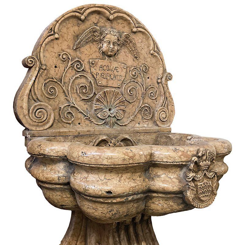 Wall Fountain With Putto, 1980s photo 21242.0