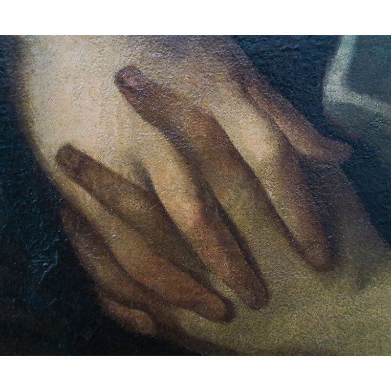 Circle Of Giovanni Andrea Sirani, Mary Magdalene, 1600s, Oil On Canvas photo Art