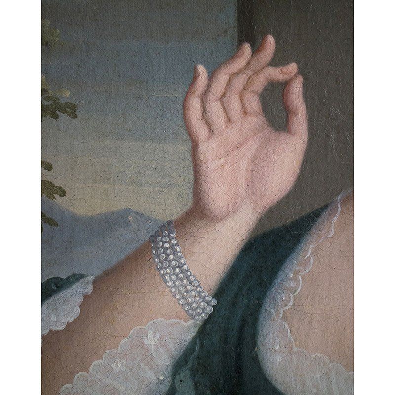 Pietro Longhi, Portrait Of A Young Gentlewoman With Snuffbox, 1700s, Oil On Canvas photo buy