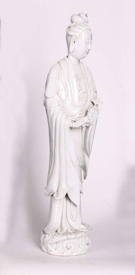 Blanc De Chine, Figure Of Guanyin, Qing Dinasty photo furniture