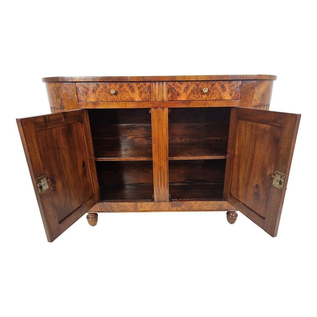 Furniture 19th Century Sideboard In Cherry, 1890s photo
