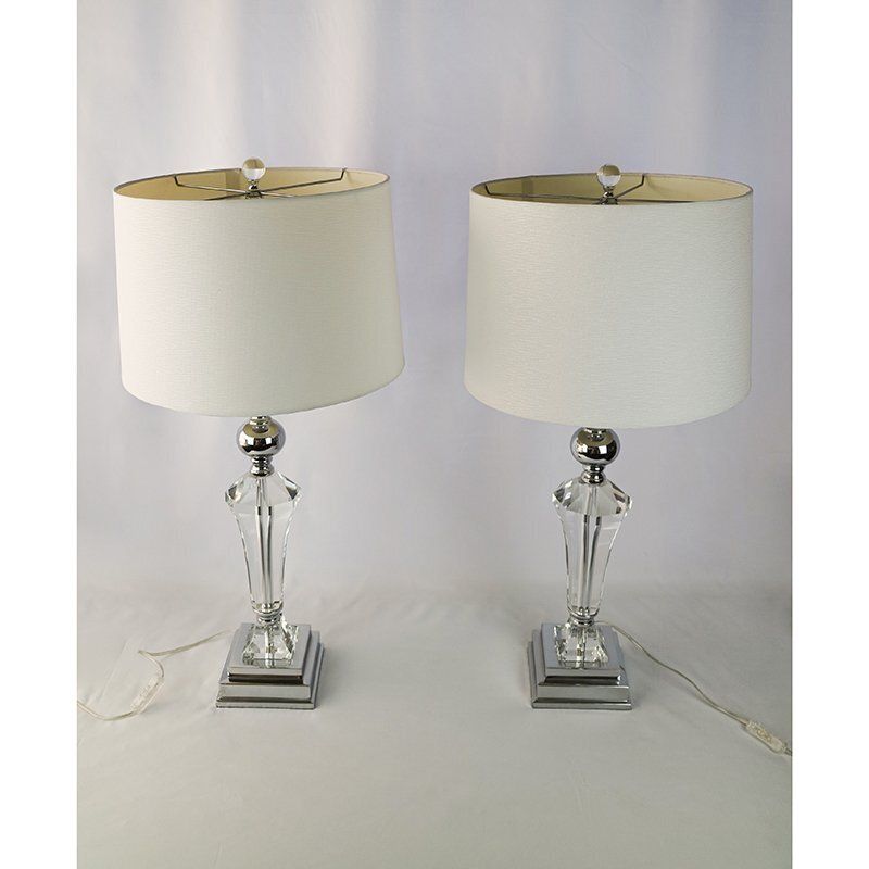 Lampshade In Glass, 1980s, Set Of 2 photo furniture