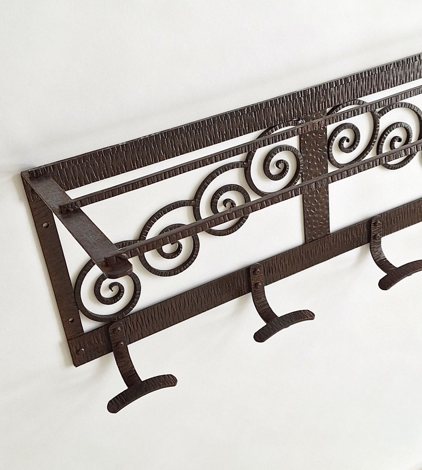 Vintage French Coat Rack With Shelf photo buy