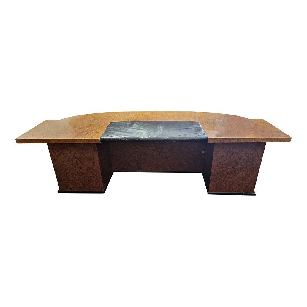 Vintage Desk In Thuja Root, 1980s photo for sale