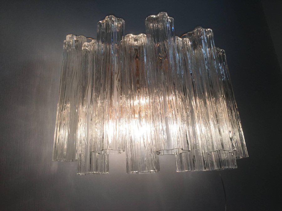 Tronchi Sconces By Toni Zuccheri For Venini, 1970s, Set Of 2 photo furniture