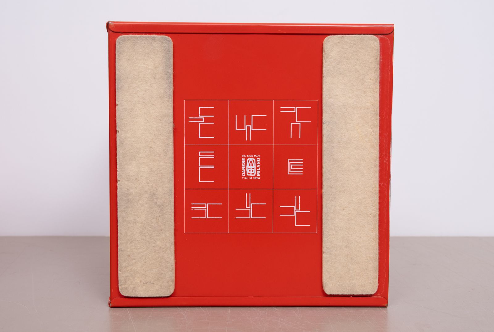 photo furniture Enzo Mari Modular Metal Lp Record Holder Set Of 3 1965 Italy