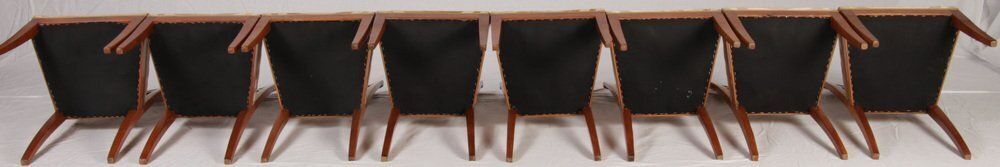 Biedermeier Chairs In Cherrywood, 1920, Set Of 8 photo vintage