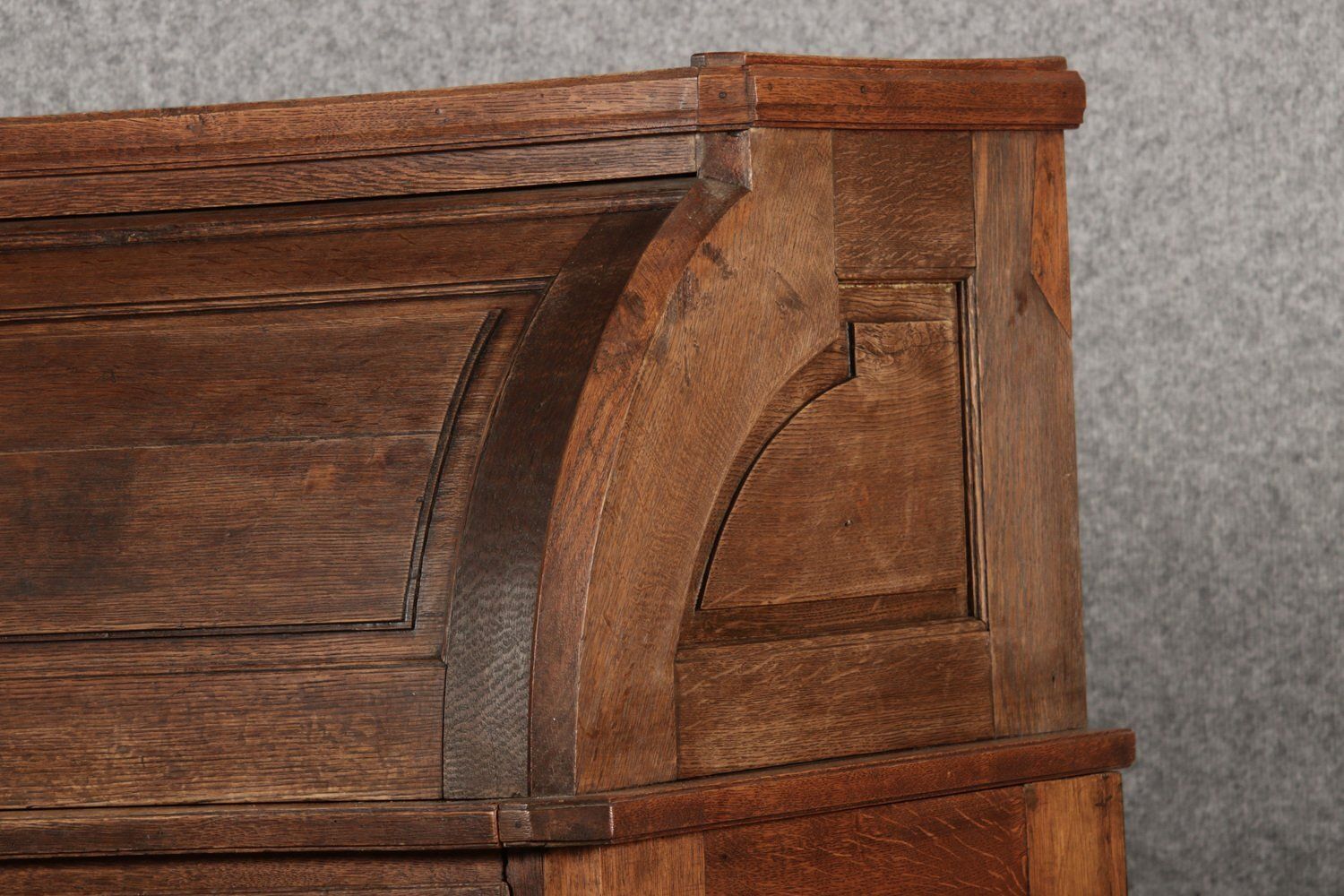 Antique Biedermeier Secretary In Oak, 1800 photo 1307.0
