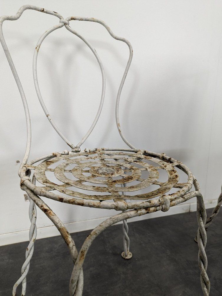 Set Of 19th Century Vachon Edition Garden Chairs photo 563.0