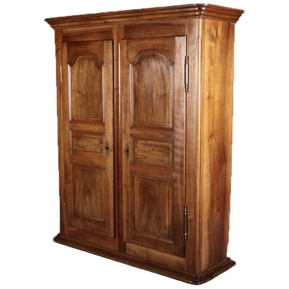 Baroque Wardrobe In Walnut, Freiburg, Switzerland, 1800s photo for sale