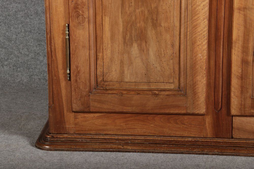 Baroque Wardrobe In Walnut, Freiburg, Switzerland, 1800s photo vinterior