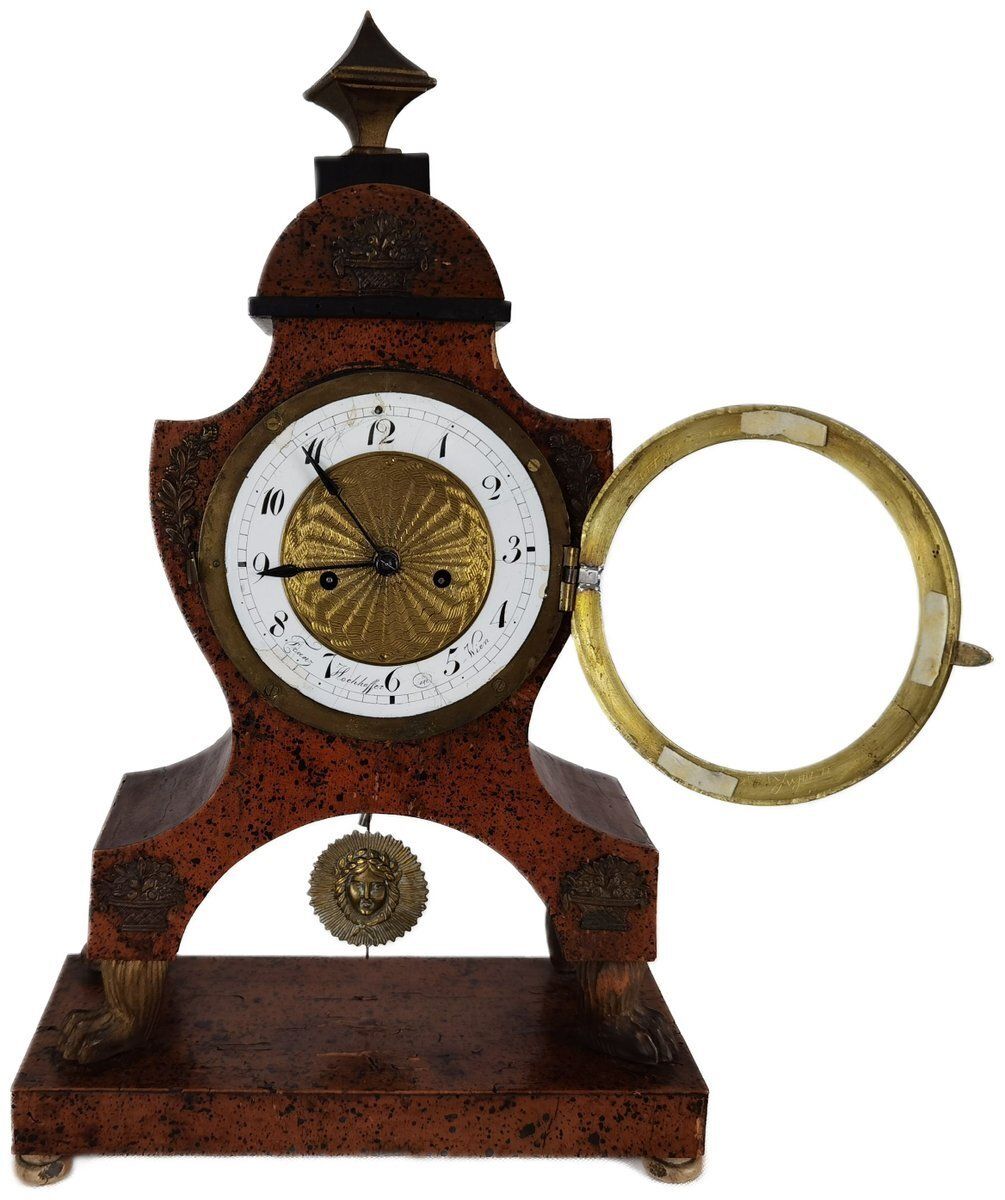 Biedermeier Clock By Franz Hochhoffer, Vienna, Austria, 1820s photo Home Decor