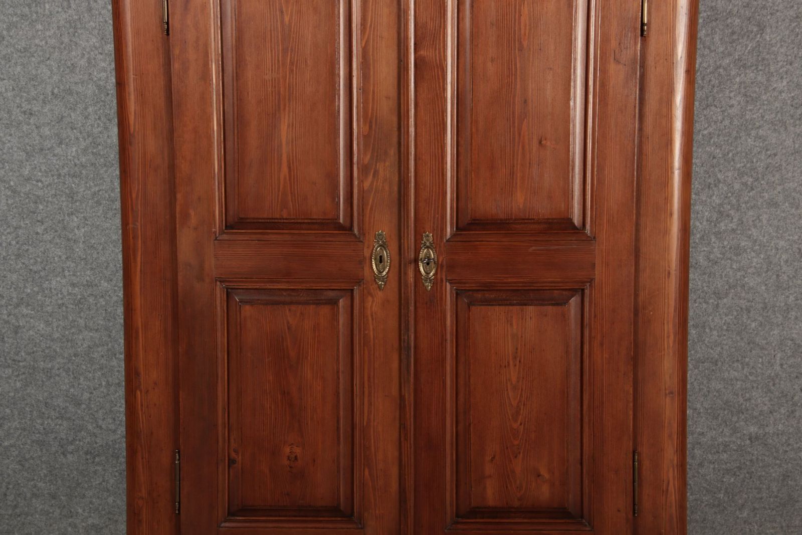 19th Century Biedermeier Stained Walnut Softwood Cabinet, 1840s photo vinterior