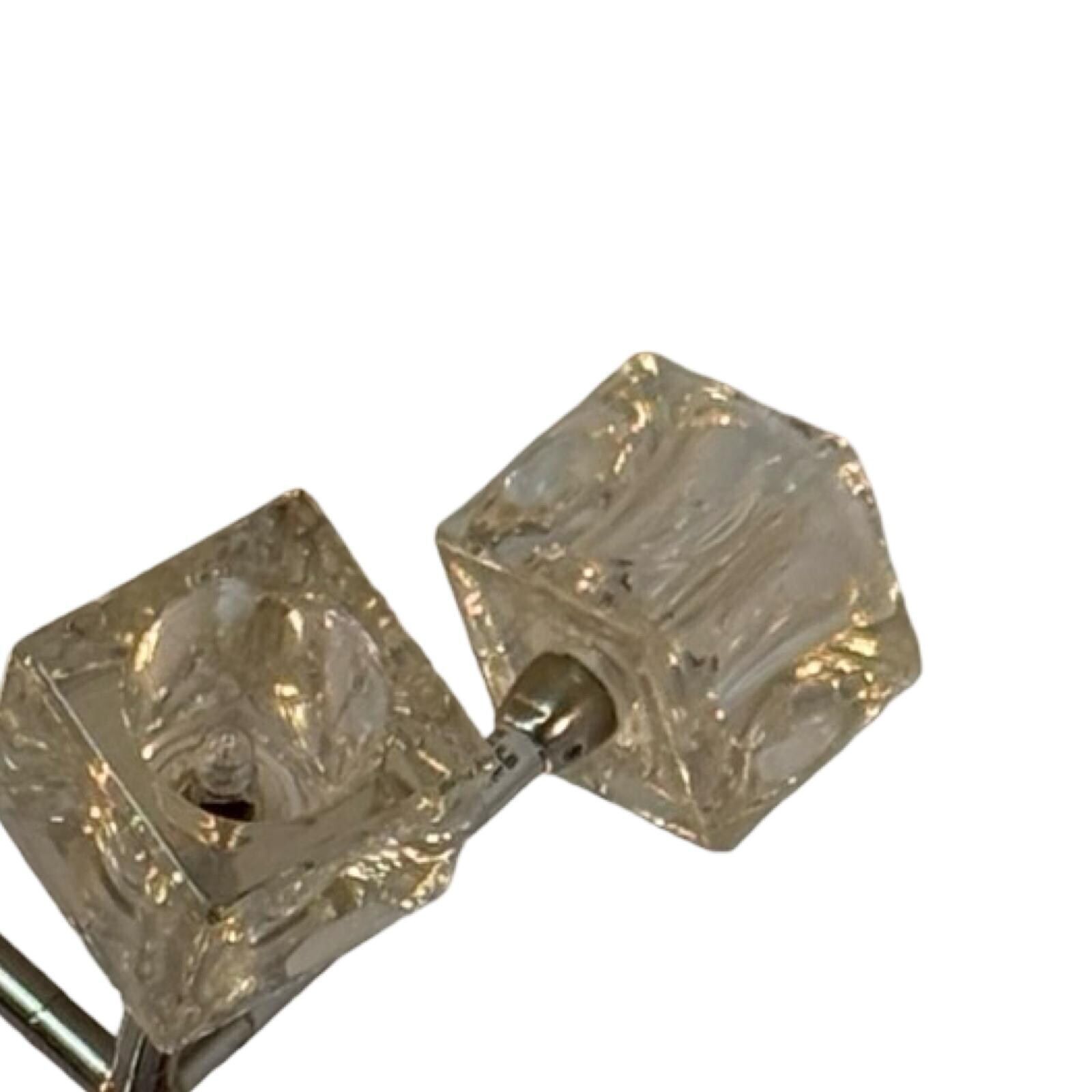 photo for sale Sputnik Style Floor Lamp Model ‘Isasa’ Ikea Glass Shades That Look Like Ice Cubes Space Age / Mcm