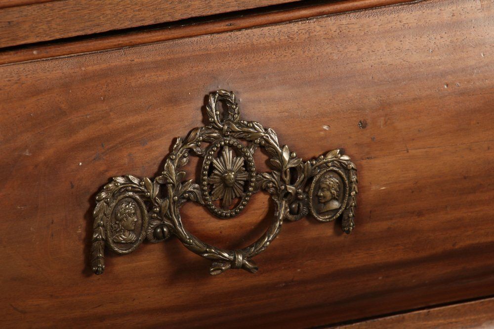 photo for sale Antique Dutch Baroque Top Cabinet In Walnut, 19th Century