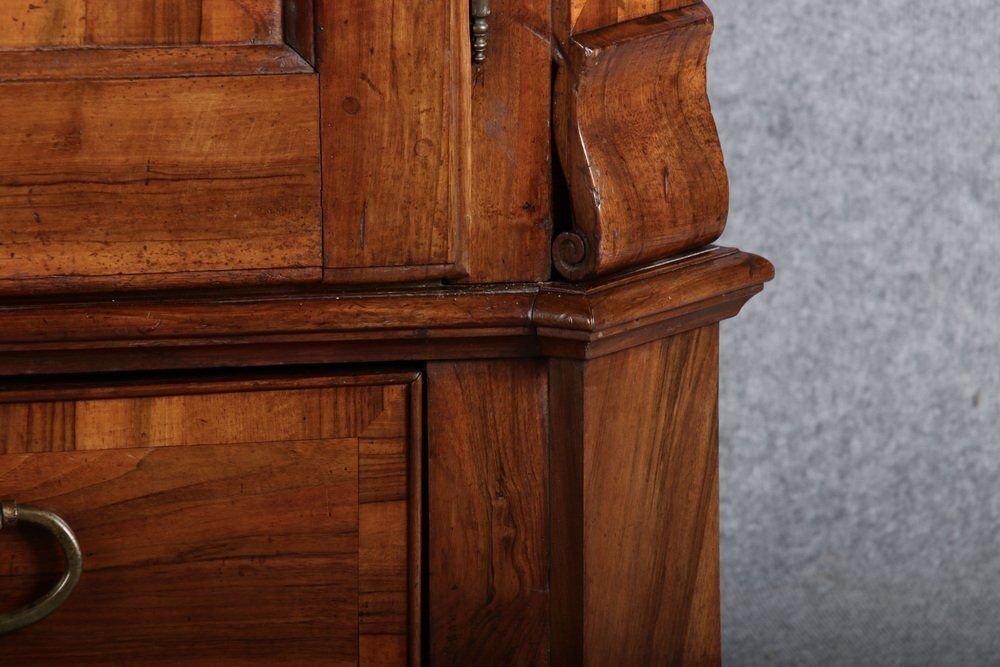 photo for sale Antique Baroque Cabinet In Walnut, Schleswig Holstein, 1750s