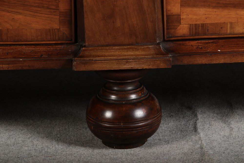 4196.0 Antique Baroque Cabinet In Walnut, Schleswig Holstein, 1750s photo