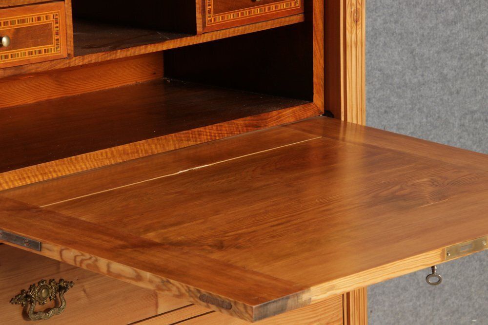 photo vinterior Antique Secretaire In Softwood, 1880