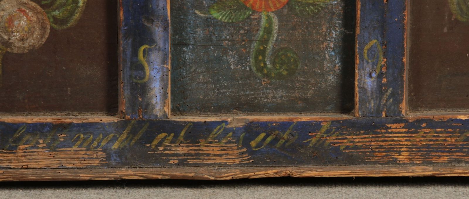 Small Antique Chamfered Chest In Softwood, 1897 photo buy