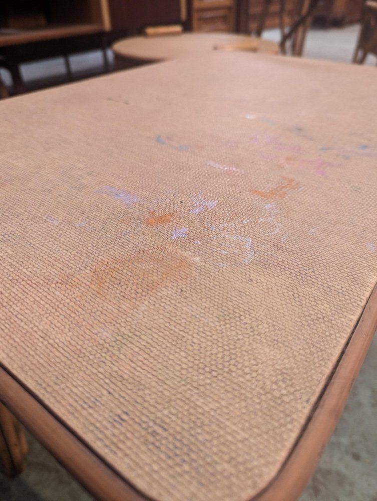 Vintage Rattan Auxiliary Table photo Furniture