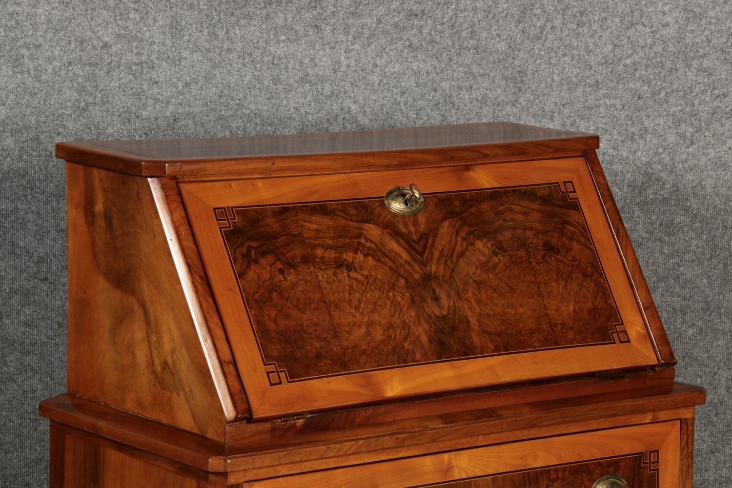 Antique Louis Seize Secretary In Walnut And Cherry, 1800 photo buy