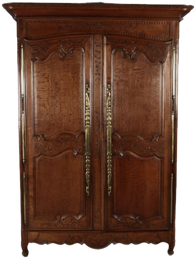 Antique Baroque Cabinet In Oak, 1820