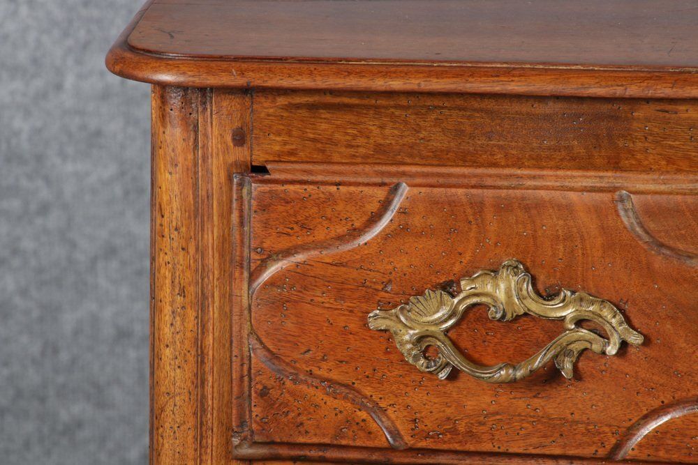 photo furniture Small Antique Baroque 18th Century Walnut Dresser
