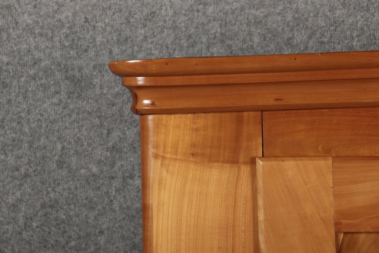 Furniture 19th Century Biedermeier Cabinet In Cherrywood, 1830s photo