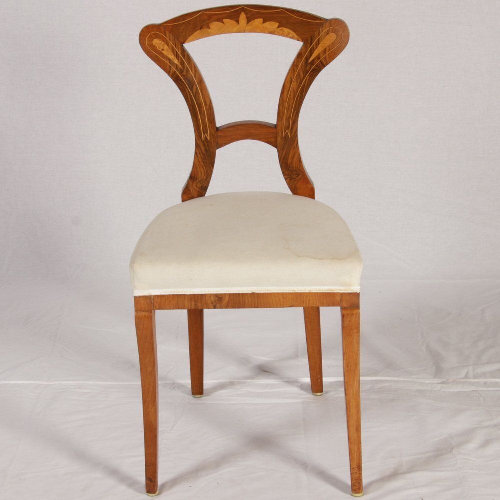Furniture Antique Biedermeier Chairs, Vienna, Austria, 1820s 1830s, Set Of 6 photo