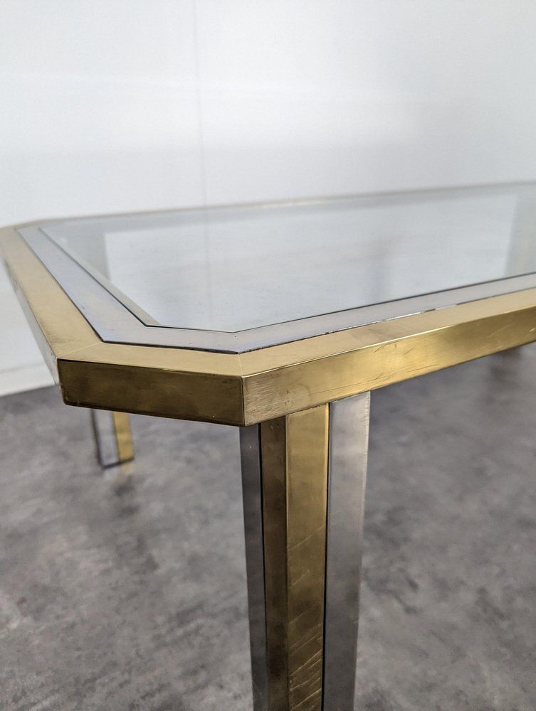 Hollywood Recency Table In Glass photo 341.0