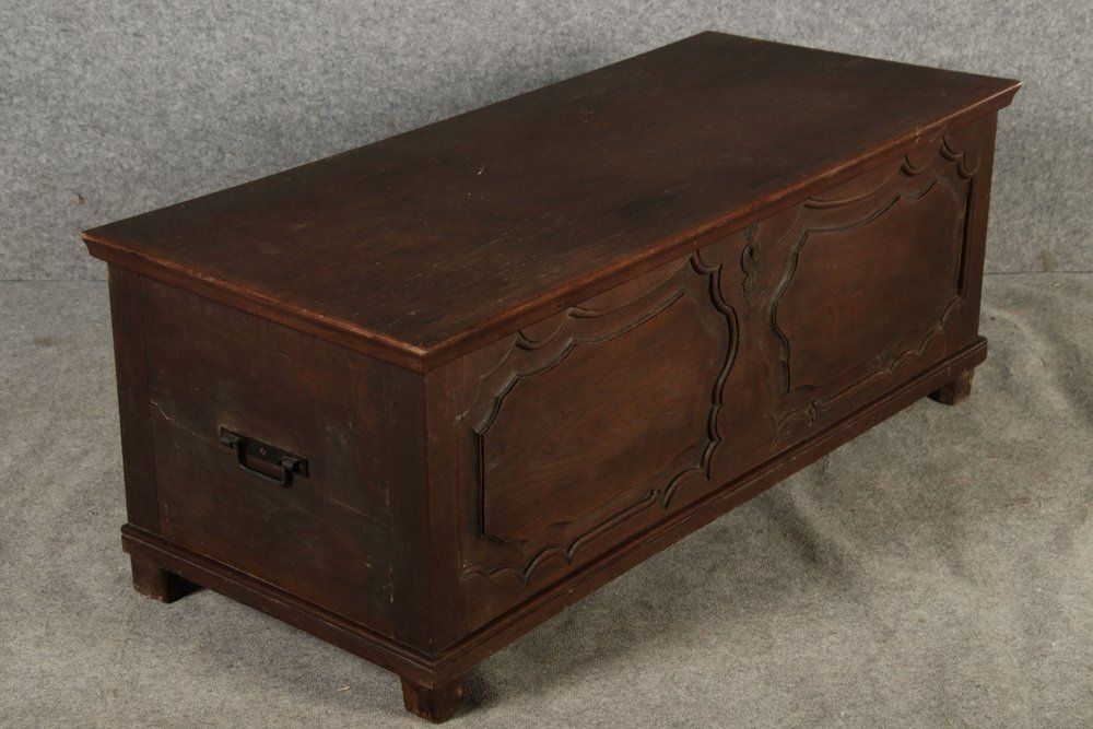 photo for sale Antique Rococo Baroque Chest In Oak, 1770