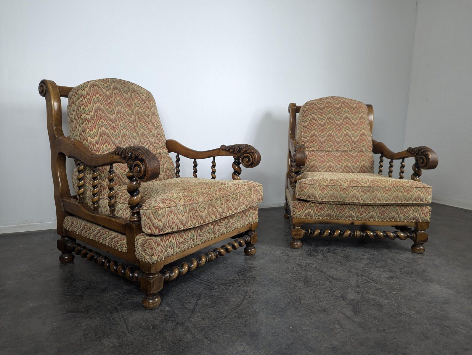 Set Of Louis XIII Style Armchairs photo furniture
