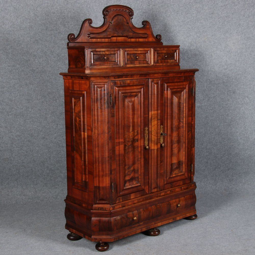 photo vinterior Baroque Cabinet In Walnut, Frankfurt, Germany, 18th Century
