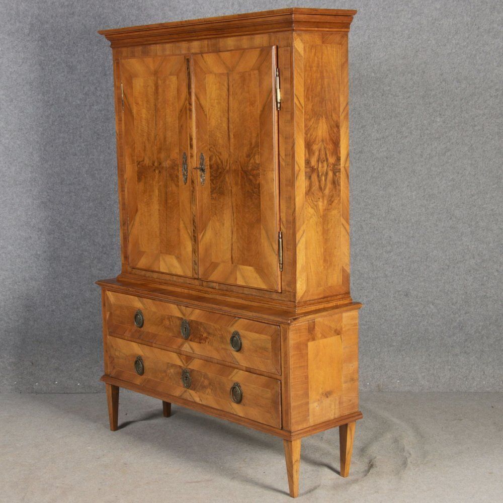 Antique Baroque Cabinet Inn Walnut, 1780 photo buy