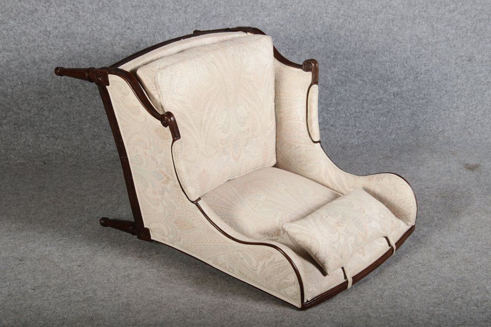 photo for sale Antique Louis XVI Armchair In Walnut, 1780