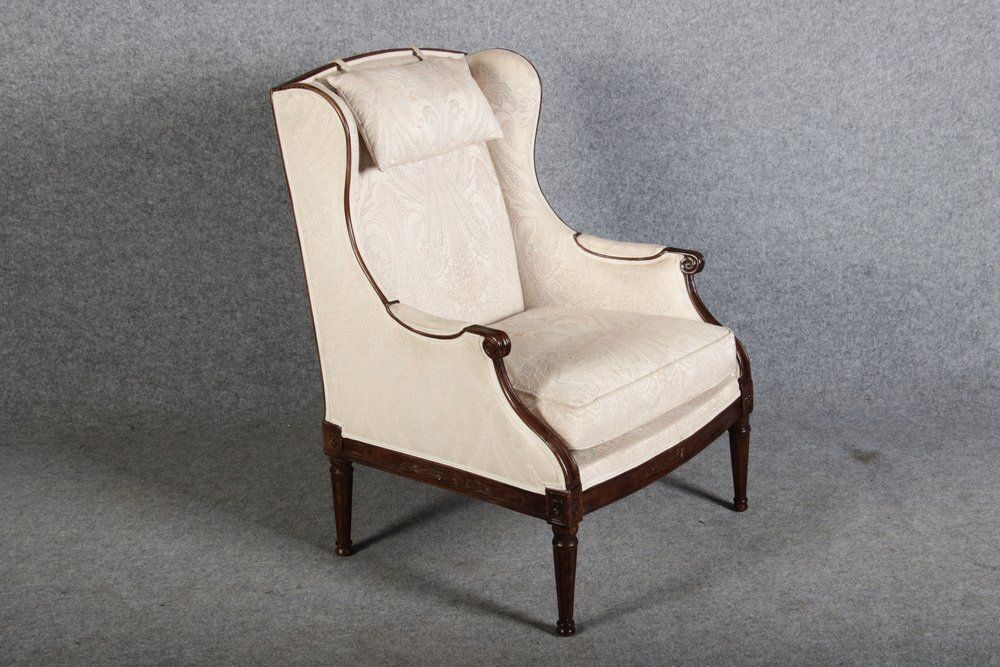 photo buy Antique Louis XVI Armchair In Walnut, 1780
