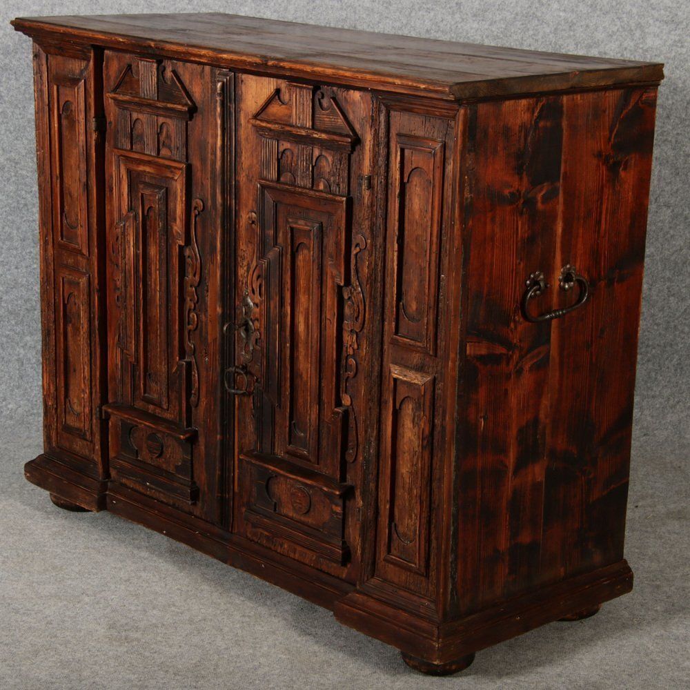Baroque Renaissance Facades Half Cabinet, 17 Century photo Furniture