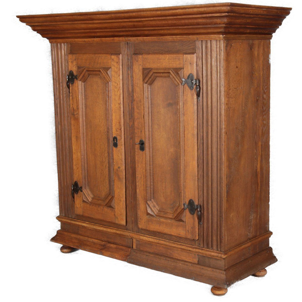 Antique Baroque Cabinet In Oak, 1770 photo for sale