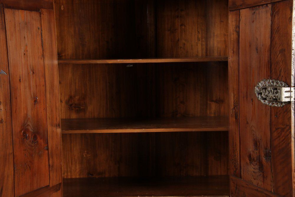 photo for sale Antique Baroque Cabinet In Walnut With Corkscrew Columns, 1690