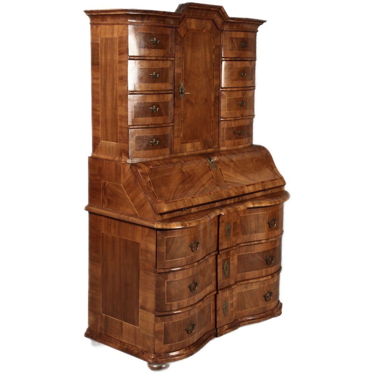 Baroque Walnut Secretary, 1740s photo furniture
