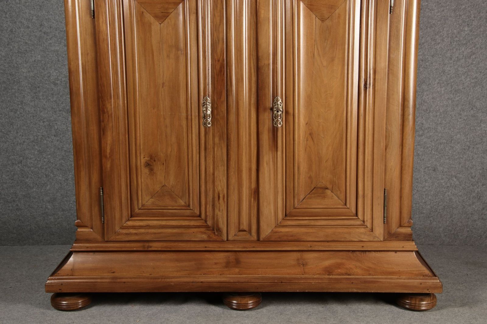 18th Century Baroque Walnut Nose Half Shaft Cabinet, 1750s photo buy