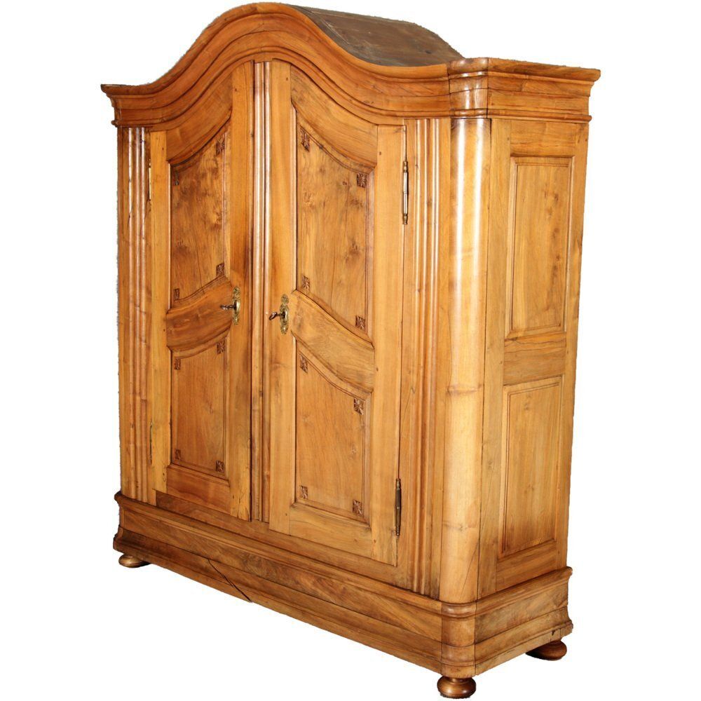 Antique Louis XVI Baroque Cabinet In Walnut, 1780s photo for sale