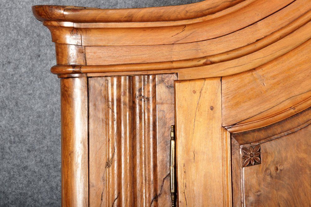 Antique Louis XVI Baroque Cabinet In Walnut, 1780s photo vinterior