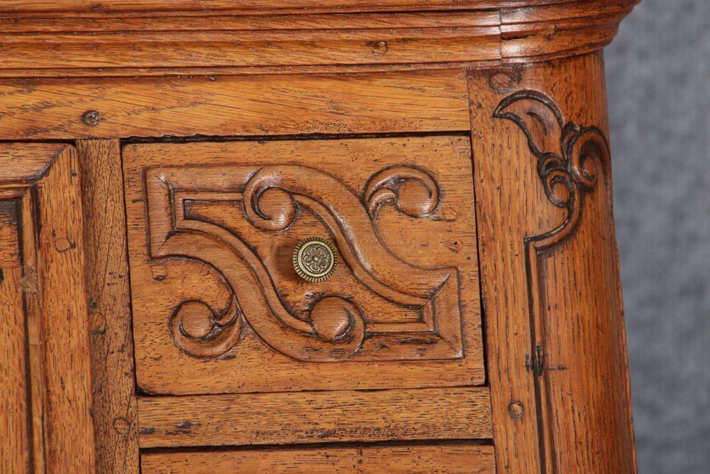 2196.0 Baroque Showcase Secretaire In Oak, 1760s photo